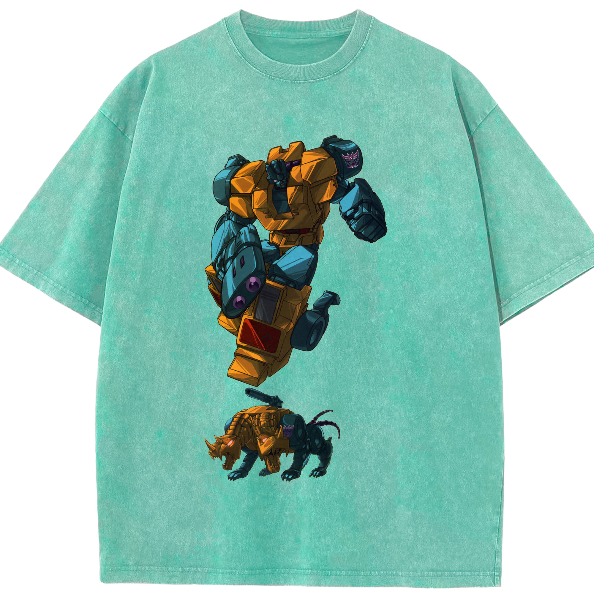 （画像用）  綿100% ヴィンテージ風 半袖Tシャツ（フロントプリント）